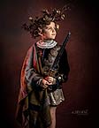 Young King with sword, in a fine art image at Cormac Byrne Photography, Limerick, Ireland.  