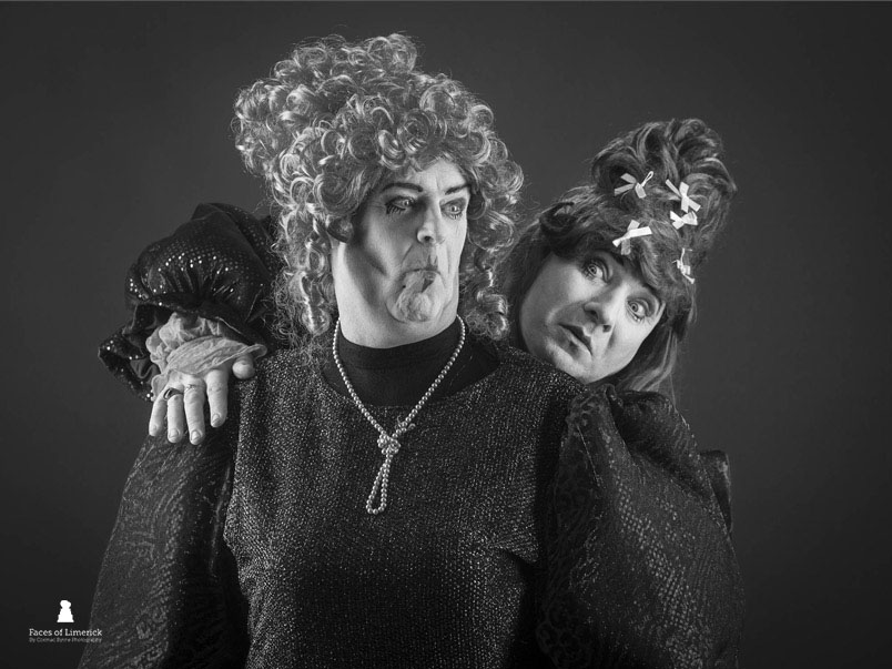 
Lifelong friends and true Limerick entertainers, Tim and Damian have been making audiences laugh for decades. Together, bringing the magic — and mischief — of the stage to life, here as the Ugly Sisters in Cinderella. Whether on stage or off, their friendship and sense of fun shine through. Will they ever grow up? Who knows — but Limerick wouldn’t have it any other way!

