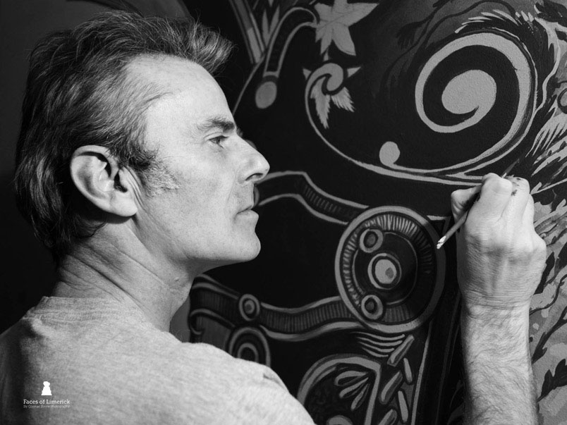 
A celebrated Limerick artist, Billy was a true slave to creativity — equally at home with a paintbrush or a digital canvas. He was happiest when he was making something new, always exploring, experimenting, and bringing ideas to life. Known for his kindness as much as his talent, Billy was a great friend to anyone lucky enough to know him.

