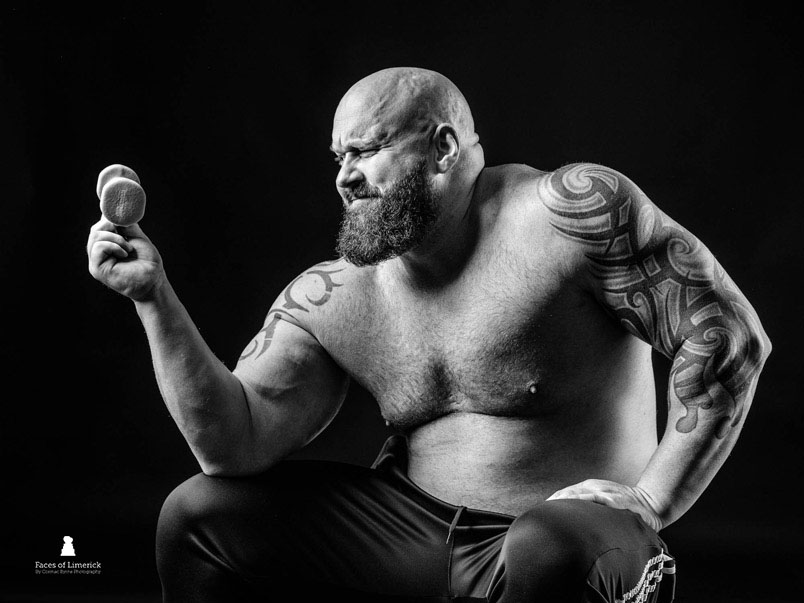 
Pa has earned a reputation for his incredible feats of strength and athleticism. Known for his powerful performances in strength competitions. He is a five-time Ireland's Strongest Man winner and also winner of UK strongest man 2018. Pa’s dedication to his craft has made him an inspiring figure, representing Limerick with pride in the world of strongman competitions.

