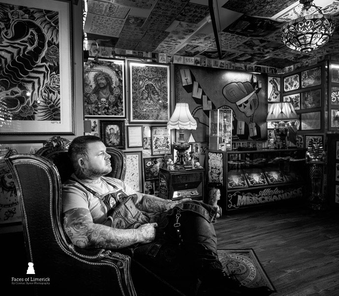 
Tattooing since 1999, Ross opened Allstar Tattoo in Limerick in 2008 and has spent his career working both locally and around the world. Known for bringing some of the biggest names in tattooing to Limerick, he has helped elevate the city's status on the global tattoo scene. Passionate about pushing the craft to new heights, Ross remains a driving force in Irish tattoo culture — always keeping Limerick at the heart of it.

