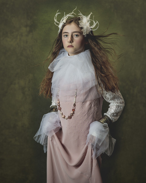 Fine Art Portrait of a young girl photographed by Cormac Byrne.  